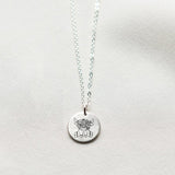 Sterling Silver Highland Cow Pendant Necklace