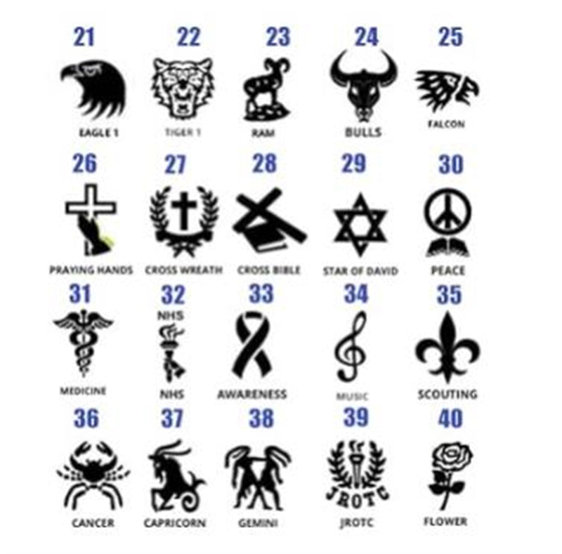 Sterling Silver Personalized Engraved Birthstone Pattern Class Ring Graduation Gift