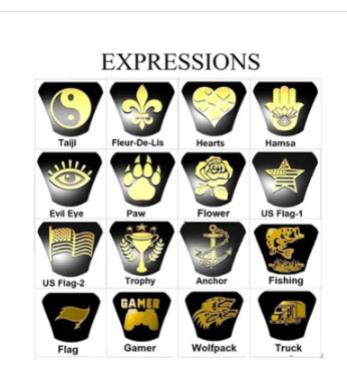 Sterling Silver Personalized  High School Colleg Class Ring