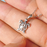 Sterling Silver Personalized Filigree Turtle Orca Whale Single Layer Anklet Bracelet