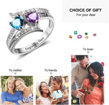 Sterling Silver Personalized Class Graduation Ring