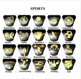 Sterling Silver Personalized  High School Colleg Class Ring