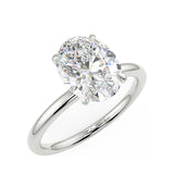 2ct 10K/14K/18K Gold Round Pear Oval Princess Cut Moissanite Engagement Ring