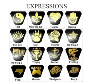 Sterling Silver Personalized Pattern Engraved Birthstone Class Ring for Women