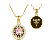 Sterling Silver Personalized Class Pendant Photo Lockets Necklace