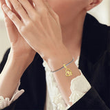 10K Gold 14K Gold 18 K Gold Father Daughter Charm Beads