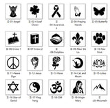 Sterling Silver Personalized Birthstone Engraved High School Class Ring Graduation Ring