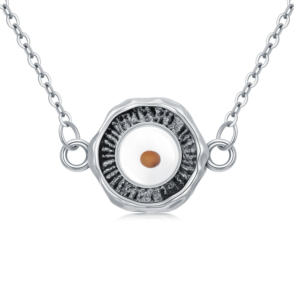 Sterling Silver Mustard Seed Pendant Necklace
