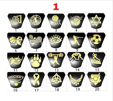 Sterling Silver 2025 Personalized Pattern High School College Class Ring Gift for Men