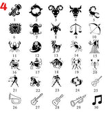 Sterling Silver Personalized Pattern Graduation Ring Gift for Graduates