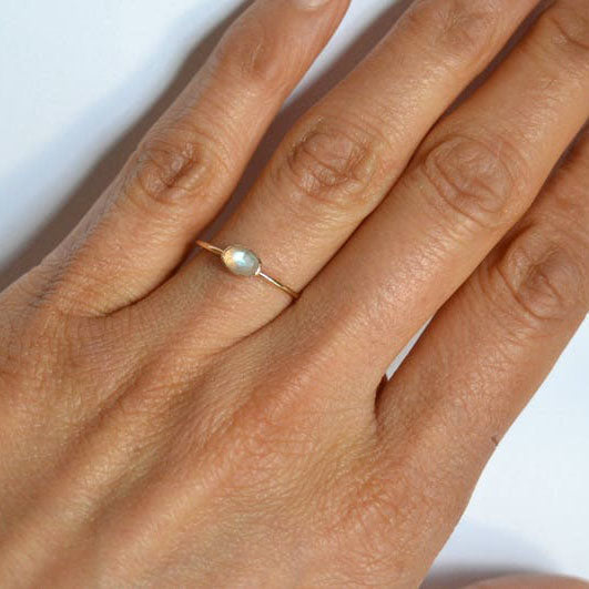 Sterling Silver Oval Moss Agate Ring with Rainbow Moonstone, Turquoise, and Black Onyx