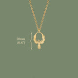 Sterling Silver Phoenix Pendant Necklace
