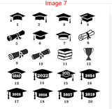 Sterling Silver Fully Personalized High School College Class Ring Graduation Ring