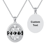 Sterling Silver Personalized Class Graduation Pendant Necklace Graduation Gift