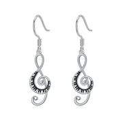 925 Sterling Silver Music Paino Dangle Earrings for Women Earrings Hypoallergenic Jewelry Gifts for Women
