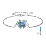 Sterling Silver Abalone Shell Turtle Urn for Ashes