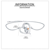 Sterling Silver Highland Cow Bracelet