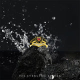 Sterling Silver 10K Gold 14K Gold 18K Gold Fully Personalized Birthstone Engraved Class Ring Graduation Ring