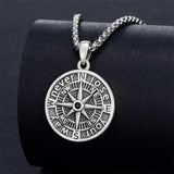 Sterling Silver Compass Pendant Necklace Graduation Jewelry Gift