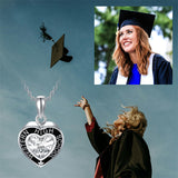 Sterling Silver Personalized Class Pendant Photo Lockets Necklace