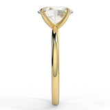 2ct 10K/14K/18K Gold Round Pear Oval Princess Cut Moissanite Engagement Ring