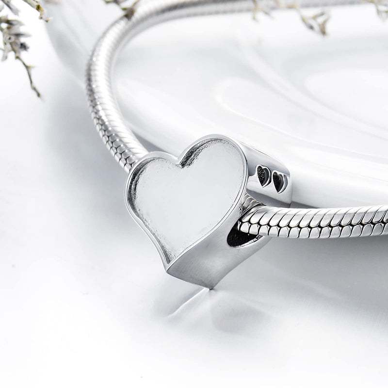 Sterling Silver Personalized Photo Charm Beads