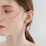 14k Gold Hummingbird Stud Earrings