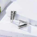 Sterling Silver Cross Sun Viking Wave Hoop Earrings for Men