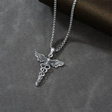 Sterling Silver Caduceus Phoenix RN Pendant Necklace RN Nurse Graduation Gift