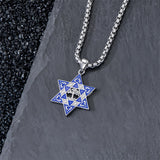 Sterling Silver Star of David, Evil Eye, Tree of Life, Cross Lion, Chai Pendant Necklace