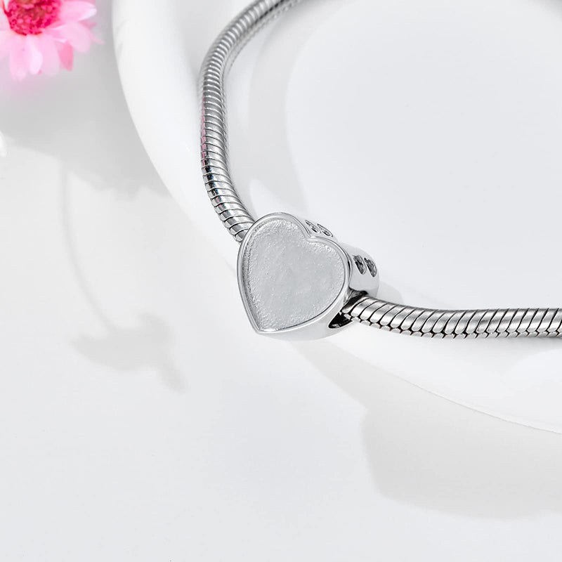 Sterling Silver Personalized Photo Charm Beads