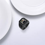 Sterling Silver Fully Personalized High School College Class Ring Graduation Ring