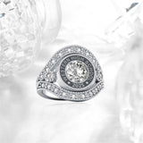 Sterling Silver Personalize Engraved Birthstone Class Ring for Women