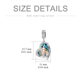 Sterling Silver Father Daughter Mother Daughter Charm Beads