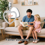 Sterling Silver Personalized Engraved Father-Daughter Charm Beads