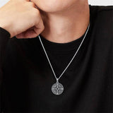Sterling Silver Compass Pendant Necklace Graduation Jewelry Gift