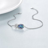 Sterling Silver Pineapple Bracelet