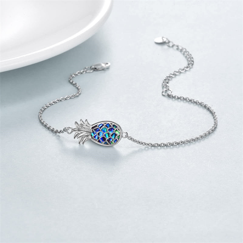 Sterling Silver Pineapple Bracelet