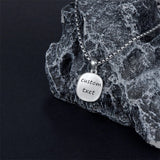 Sterling Silver 2025 Graduation Necklace Customized Text and Birthstone Pendant Necklace