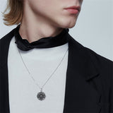 Sterling Silver Firefighter Pendant Necklace