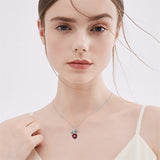 Sterling Silver Birthstone Dragon Pendant Necklace