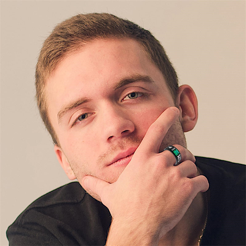 Sterling Silver Personalized Engraved Birthstone Class Ring