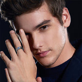 Sterling Sliver Personalied Engraved Birthstone Graduation High School Rings