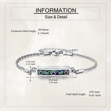 Sterling Silver Rose Butterfly Dragonfly Urn Bracelet for Ashes