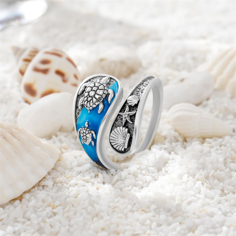 Sterling Silver Oxidized Dragonfly Butterfly Hummingbird Sea Turtle Anchor Cross Tree of Life Sunflower Spoon Ring