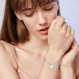 Sterling Silver Personalized Engraved Father-Daughter Charm Beads