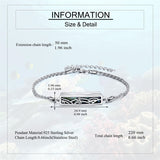 Sterling Silver Rose Butterfly Dragonfly Urn Bracelet for Ashes