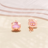 Sterling Silver Pig Stud Earrings