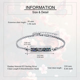 Urn Bracelet for Ashes 925 Sterling Silver Cremation Jewelry for Ashes Keepsake