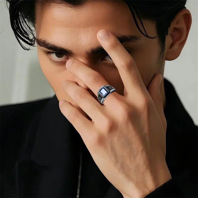 Sterling Silver 2025 Personalized Pattern High School College Class Ring Gift for Men